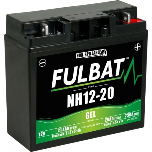 Akumulators Fulbat 12V - 20Ah SLA Gel bez apkopes / gatavs lietošanai Akumulators Fulbat 12V - 20Ah SLA Gel bez apkopes / gatavs lietošanai