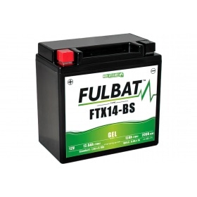 Akumulators Fulbat FTX14-BS 12V - 12Ah Gēla akumulators bez apkopes / gatavs lietošanai