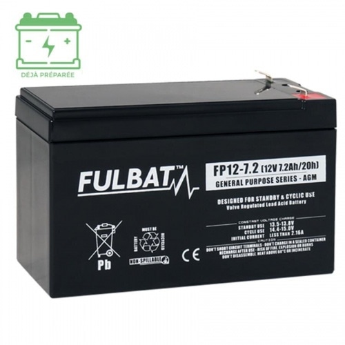 Battery 12V - 7,2Ah Fulbat FP12-7.2 AGM Battery 12V - 7,2Ah Fulbat FP12-7.2 AGM