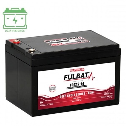 Battery 12V - 13,5Ah Fulbat DC12-14 AGM Battery 12V - 13,5Ah Fulbat DC12-14 AGM