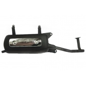 Izplūdes gāzu OEM kvalitātes GY6 50cc 4 taktu Retro zems stiprinājums ar homolgāciju