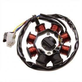 GY6 Stators ar 2 kabeļiem, tips 139QMB / 139QMA