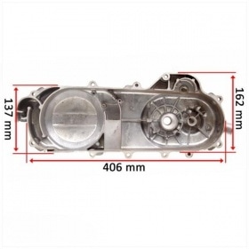 Variatora vāks GY6, 12-13 collu, piedziņas siksna 788 mm, sudraba krāsā