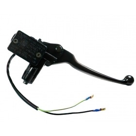 Brake master cylinder GY6 with brake lever, front, 50cc (139QMB/QMA)