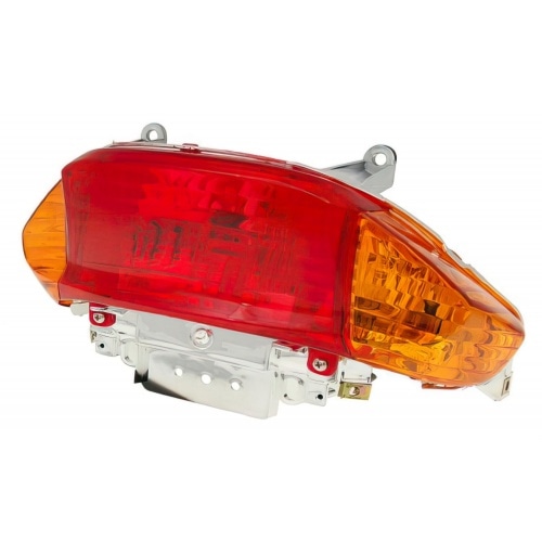 Rear light GY6, incl. orange indicators, E-marked, 50cc (139QMB/QMA) Rear light GY6, incl. orange indicators, E-marked, 50cc (139QMB/QMA)