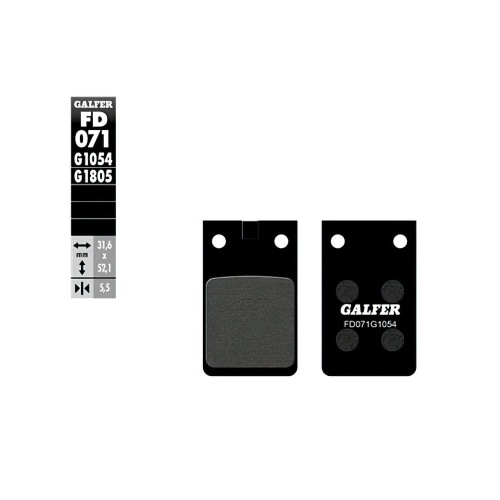 Brake Pads Galfer semi-metal front/rear Aprilia / Fantic / Malguti Brake Pads Galfer semi-metal front/rear Aprilia / Fantic / Malguti