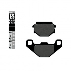 Brake Pads Galfer metal rear Rieju MRT / RS2 2009-10 / NKD 2008-10 / Sherco