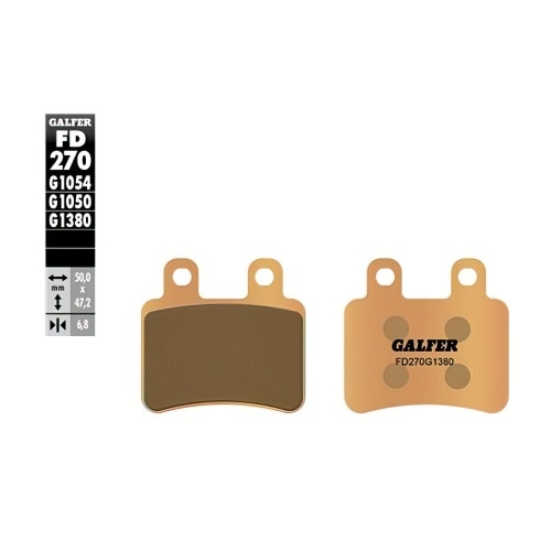 Brake Pads Galfer sintered Yamaha DT Brake Pads Galfer sintered Yamaha DT