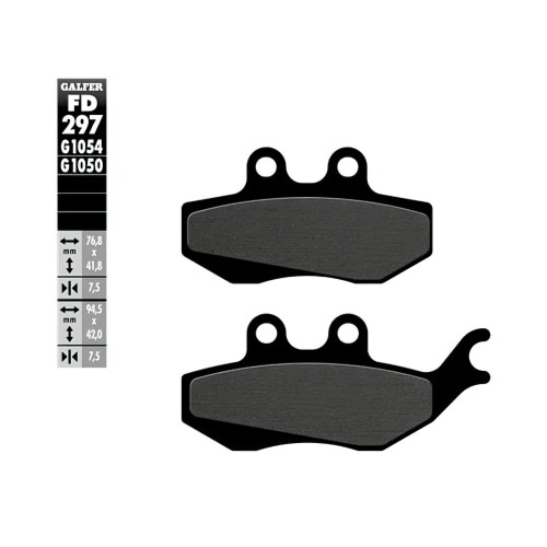 Brake Pads Galfer semi-metallic Scooter front Rieju RS2 Brake Pads Galfer semi-metallic Scooter front Rieju RS2
