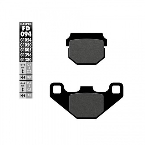 Bremžu kluči Galfer pusmetāla Derbi / Peugeot Bremžu kluči Galfer pusmetāla Derbi / Peugeot