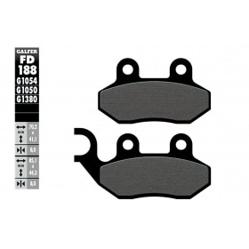 Brake pad set Galfer organic, S28