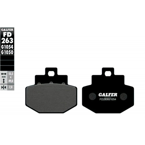 Brake pad set Galfer semi-metallic, S33 Brake pad set Galfer semi-metallic, S33