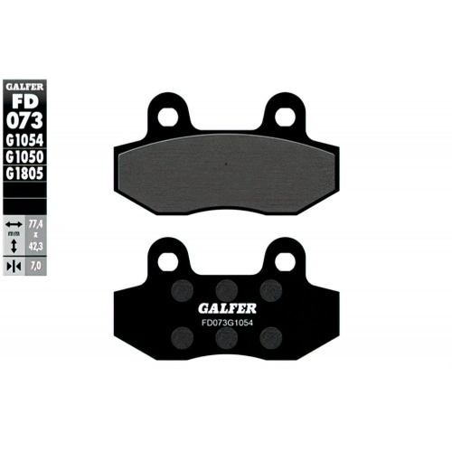 Brake Pads Galfer organic Peugeot Speedfight 3 & 4 Brake Pads Galfer organic Peugeot Speedfight 3 & 4