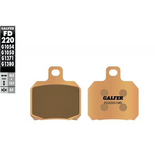 Brake pad set Galfer sintered metal, S36 Brake pad set Galfer sintered metal, S36