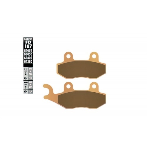 Bremžu kluči Galfer sinterēti Kymco Agility Bremžu kluči Galfer sinterēti Kymco Agility