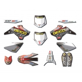 Grafiskais komplekts Geico Pit Bike Start 2008-2017 / Pilot 2013-2015/ Factory 2012-2015