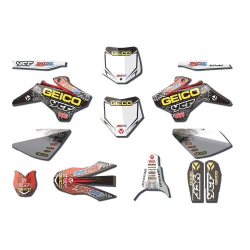 Grafiskais komplekts Geico Pit Bike Start 2008-2017 / Pilot 2013-2015/ Factory 2012-2015 Grafiskais komplekts Geico Pit Bike Start 2008-2017 / Pilot 2013-2015/ Factory 2012-2015