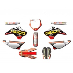 Grafiskais komplekts Geico D'cor Pit Bike / Dirt Bike