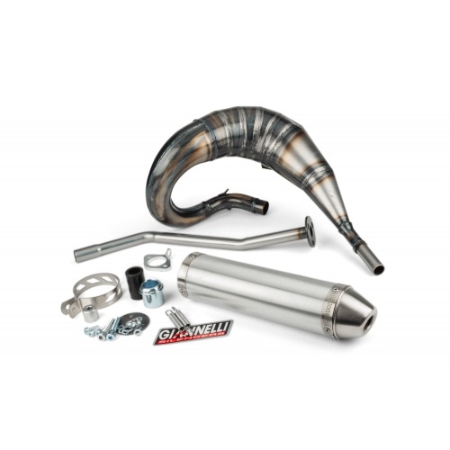Exhaust with silencer Giannelli Enduro Alu Derbi Senda X-Treme Exhaust with silencer Giannelli Enduro Alu Derbi Senda X-Treme