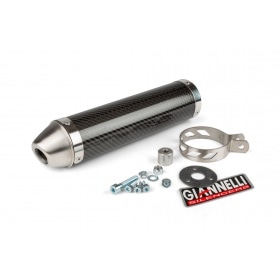 Exhaust with silencer Giannelli Enduro carbon Derbi Senda X-Treme