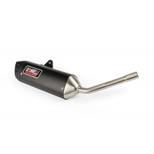 Exhaust with silencer Giannelli Enduro Black Beta RR Motard until 2022 Exhaust with silencer Giannelli Enduro Black Beta RR Motard until 2022