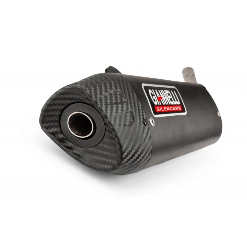 Exhaust with silencer Giannelli Enduro Black Beta RR Motard until 2022 Exhaust with silencer Giannelli Enduro Black Beta RR Motard until 2022