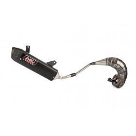 Exhaust with silencer Giannelli Enduro black Vent Derapage Euro 5