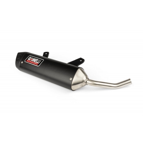 Exhaust with silencer Giannelli Enduro black Vent Derapage Euro 5 Exhaust with silencer Giannelli Enduro black Vent Derapage Euro 5