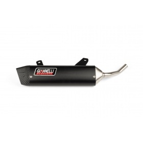 Exhaust with silencer Giannelli Enduro black Vent Derapage Euro 5