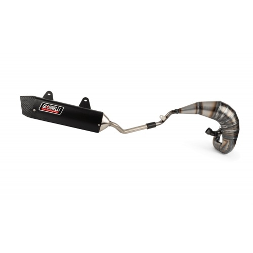 Exhaust with silencer Giannelli Enduro black Sherco SE 50 Euro 5 Exhaust with silencer Giannelli Enduro black Sherco SE 50 Euro 5