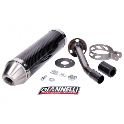 Silencer Giannelli Enduro Carbon CE Vent Derapage 2018 - 2020 Silencer Giannelli Enduro Carbon CE Vent Derapage 2018 - 2020