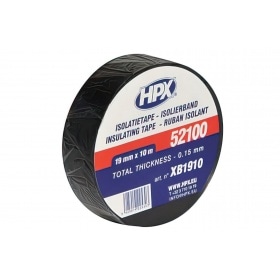 Izolācijas lente 19mmx10m HPX melna