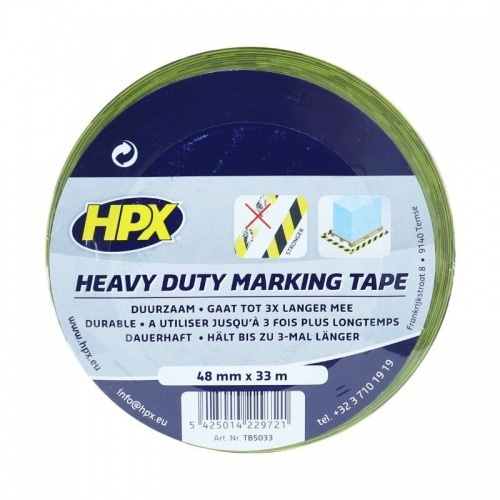 Safety Tape (adhesive) heavy duty 48mm x 33m black / yellow Safety Tape (adhesive) heavy duty 48mm x 33m black / yellow