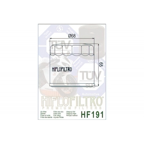 Oil Filter Hiflofiltro HF191 Peugeot Metropolis 400cc Oil Filter Hiflofiltro HF191 Peugeot Metropolis 400cc