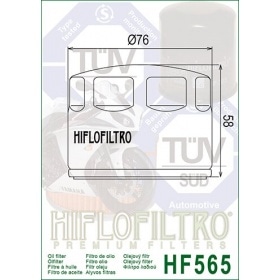 Hiflofiltro Oil Filter Gilera GP 800cc / Aprilia 850cc SRV