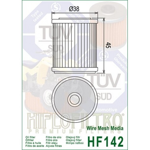 Eļļas filtrs Hiflofiltro HF142 Eļļas filtrs Hiflofiltro HF142