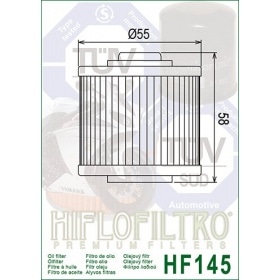Eļļas filtrs Hiflofiltro HF145