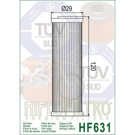 Eļļas filtrs Hiflofiltro HF631
