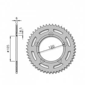 Rear Sprocket 48 teeth – 420 IGM Generic Trigger