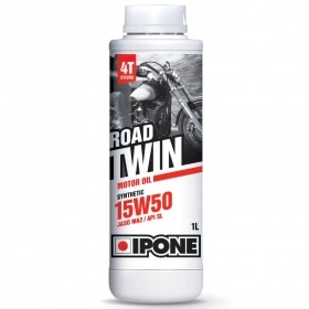 4-Stroke Engine Oil 15W50 Ipone Road Twin semi-synthetic 1L