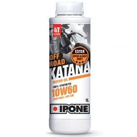 4-Stroke Engine Oil 10W60 Ipone Katana Off Road 100% synthetic 1L