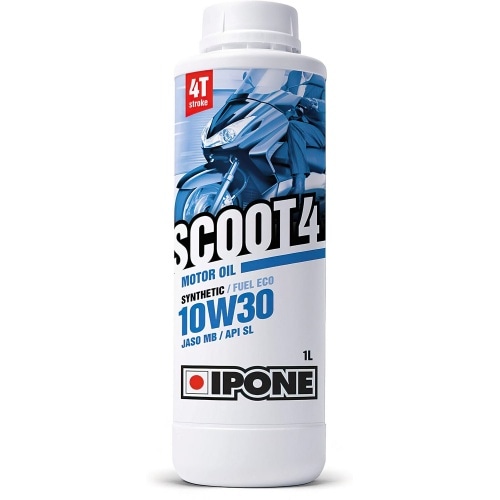 4-Stroke Engine Oil 10W30 Ipone Scoot 4 semi-synthetic 1L 4-Stroke Engine Oil 10W30 Ipone Scoot 4 semi-synthetic 1L