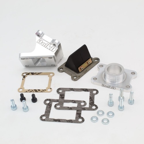 Intake Kit metal flange Italkit Derbi Variant Start d.25mm aluminum Intake Kit metal flange Italkit Derbi Variant Start d.25mm aluminum