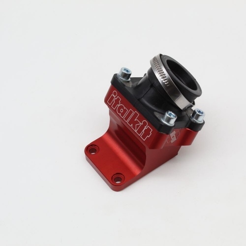 Intake Kit rubber flange Italkit Derbi Variant Start d.35mm aluminum red Intake Kit rubber flange Italkit Derbi Variant Start d.35mm aluminum red