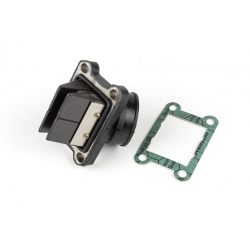 Reed vārsts Italkit W-Force, ieskaitot ieplūdes kolektoru, Minarelli AM6 Reed vārsts Italkit W-Force, ieskaitot ieplūdes kolektoru, Minarelli AM6