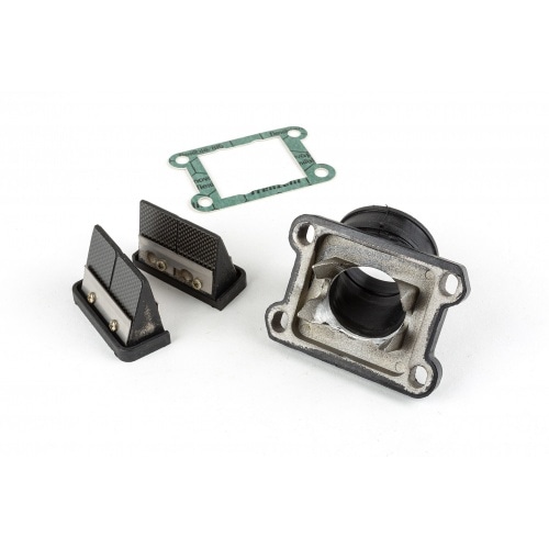 Reed vārsts Italkit W-Force, ieskaitot ieplūdes kolektoru, Minarelli AM6 Reed vārsts Italkit W-Force, ieskaitot ieplūdes kolektoru, Minarelli AM6