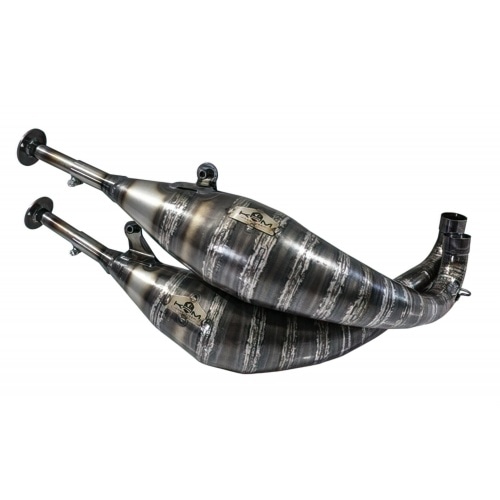 Izplūdes divcilindru KRM 100 Minarelli horizontāli Izplūdes divcilindru KRM 100 Minarelli horizontāli