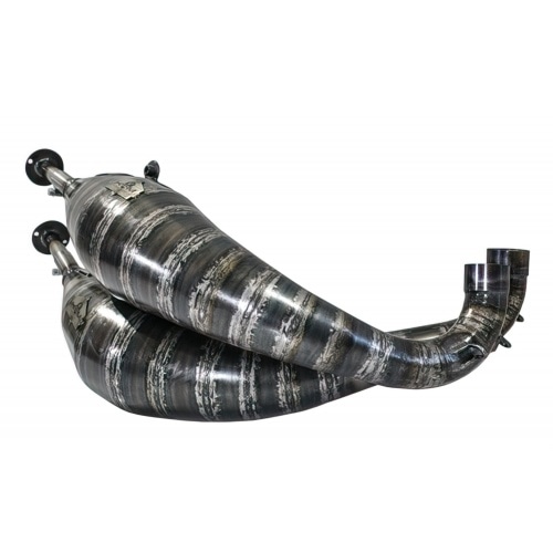 Izplūdes divcilindru KRM 100 Minarelli horizontāli Izplūdes divcilindru KRM 100 Minarelli horizontāli