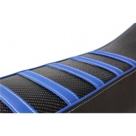 Seat Cover KRM Pro Ride black / blue Derbi Senda