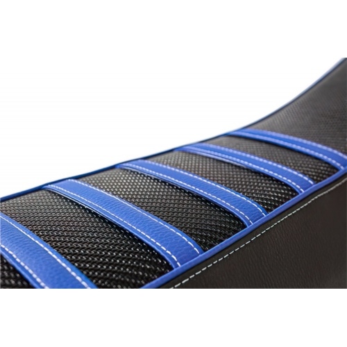 Seat Cover KRM Pro Ride black / blue Derbi Senda Seat Cover KRM Pro Ride black / blue Derbi Senda
